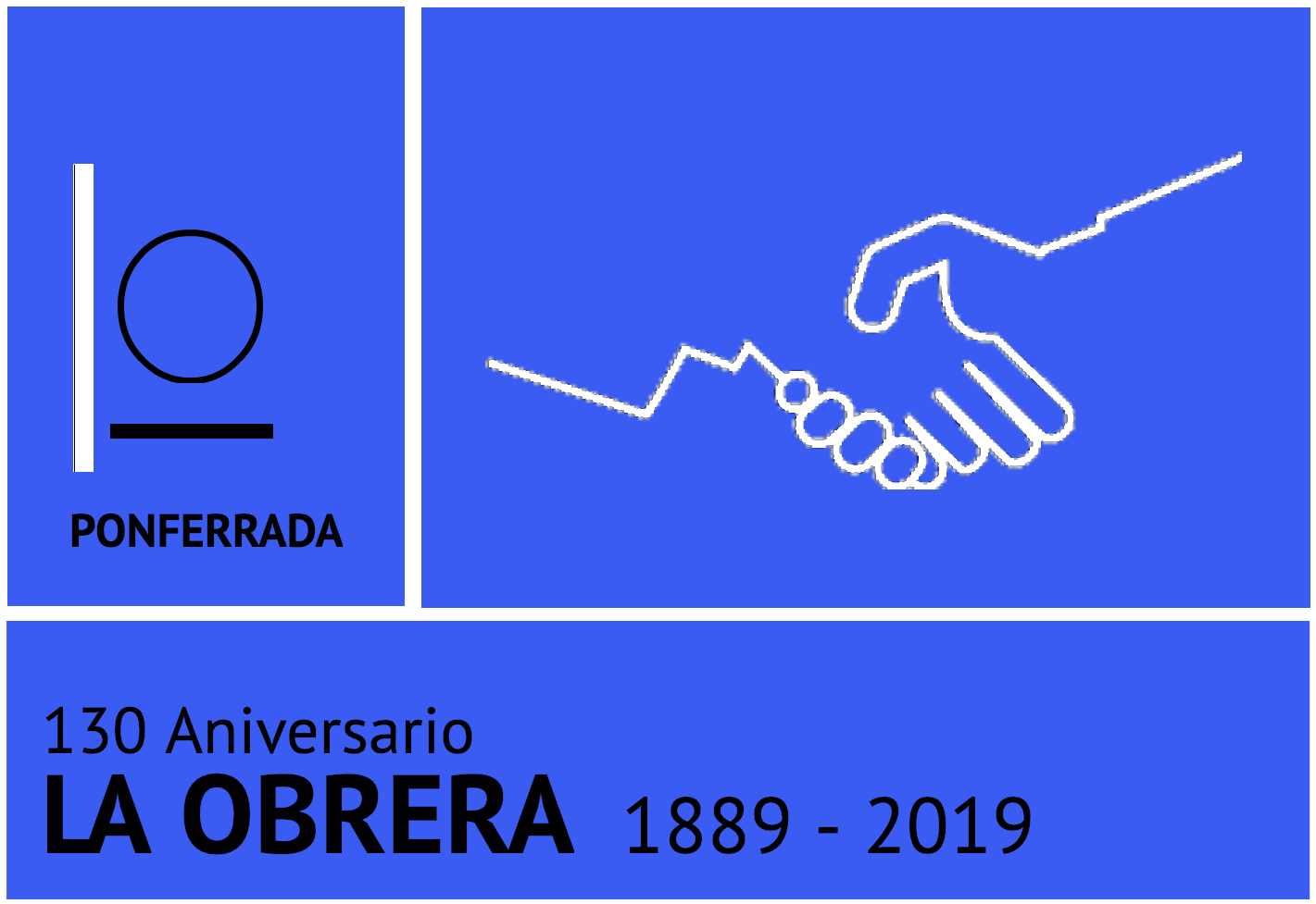 Logo La Obrera 130 aniversario